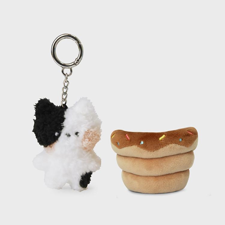Line Friends Mini Mini Jenny Jenny Bakery Chocolate Conch Bread Doll Keyring — фото 7
