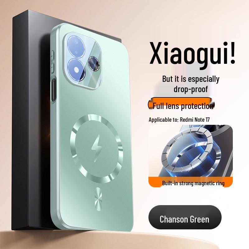 Custodia protettiva completa magnetica satinata antiurto per Redmi Note 17 Pro