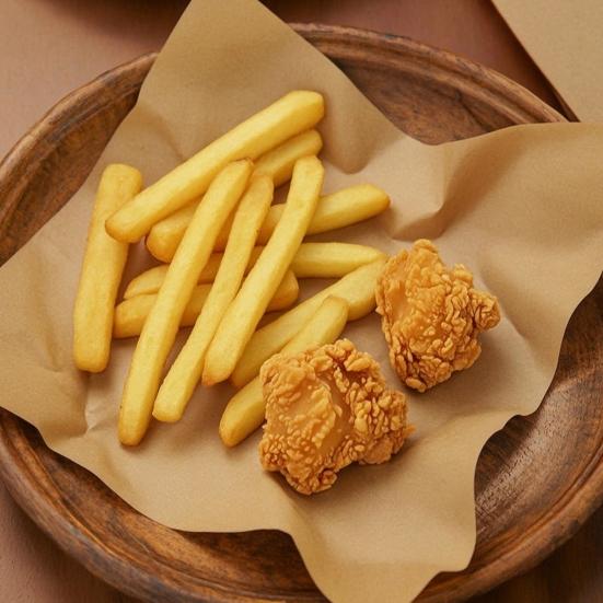 Backpapier-Backbleche, Hitzebeständige Auskleidung für Backofen und Heißluftfritteuse, Einweg-Antihaft-Silikonbeschichtetes Papier zum Grillen und Backen