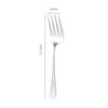 Gold Stainless Steel Western Serving Tableware Fork Spoon Shovel Set Portable Cutlery Dinnerware for Steak Kitchen Utensils