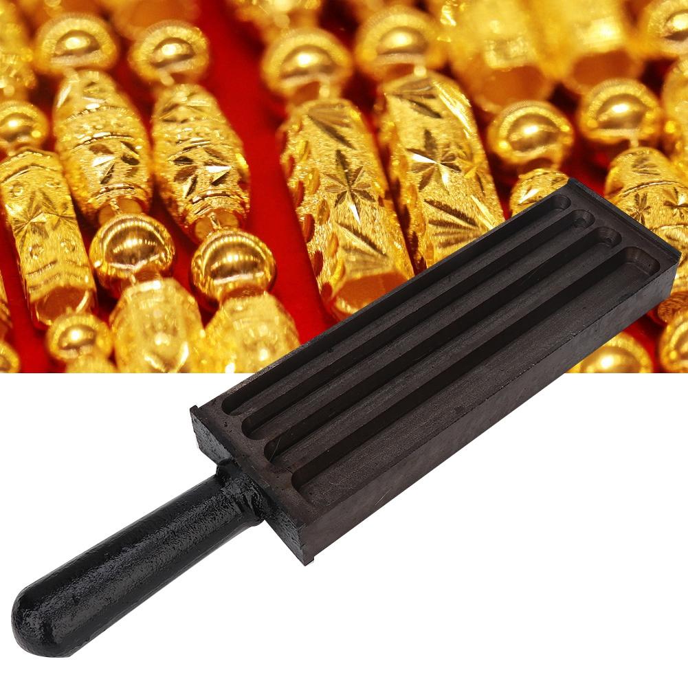 Rectangle Steel Ingot Mold Mould Crucible Gold Silver Melting Casting Refining Tool