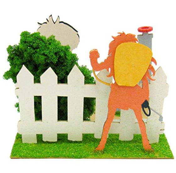 Sankei Studio Ghibli Mini Ponyo on the Cliff by the Sea: Sosuke, Ponyo, and Fujimoto Non-Scale Paper Craft MP07-38