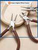 Stainless Steel Mini Needle Nose Pliers Curved Nose Pliers Jewelry Making Hand Tool Pliers for DIY Bracelet Jewelry Making Tools