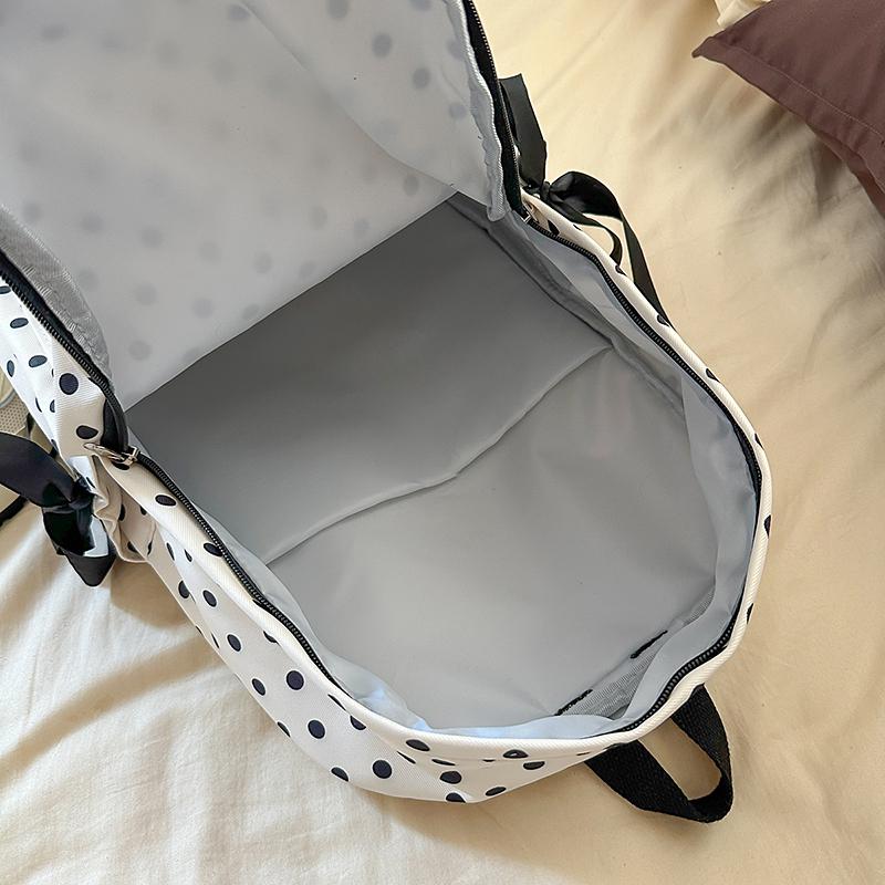 Women's Bow School Bag Student Backpack Lightweight School Backpack