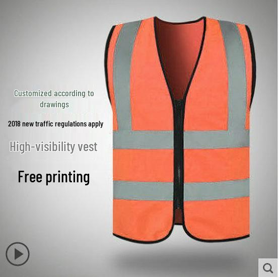 Reflective Safety Vest for Construction and Night Riding