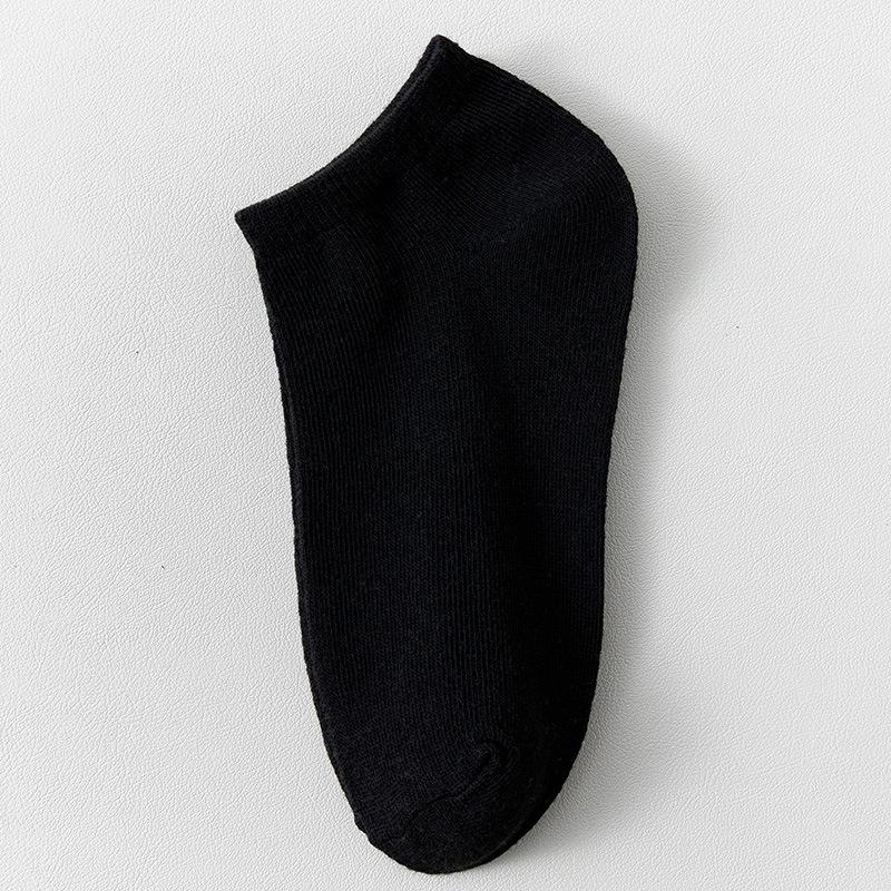 Women's Solid Color No-Slip Low-Cut Socks - Spring/Summer Thin Cotton Invisible Ankle Socks