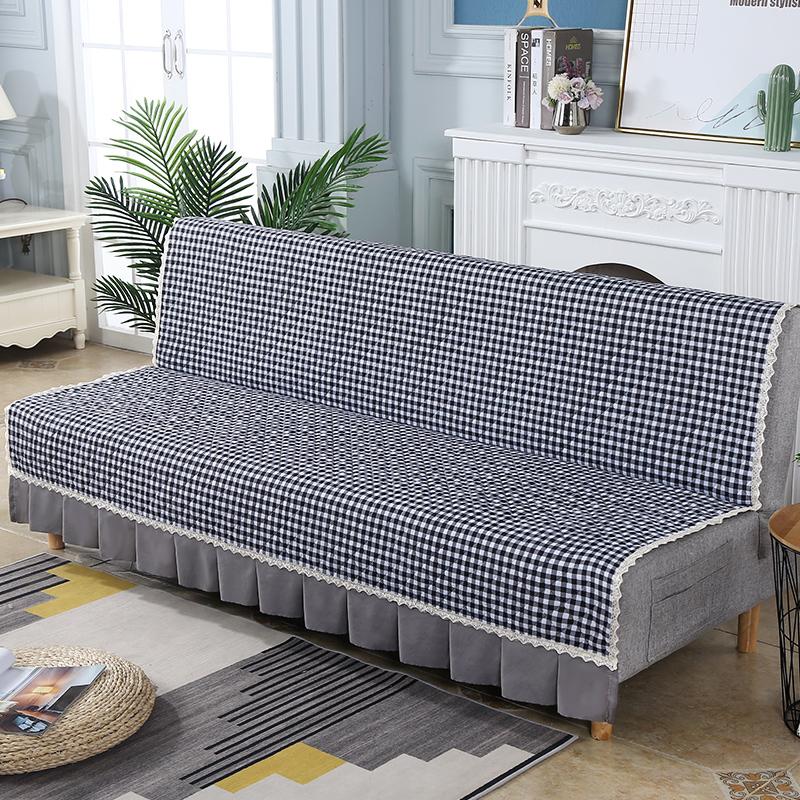 Universal Stretch  Sofa Bed Cover Couch Covers Armless Sofa Cover Washable  Elastic Folding Furniture Sofa Bed Covers