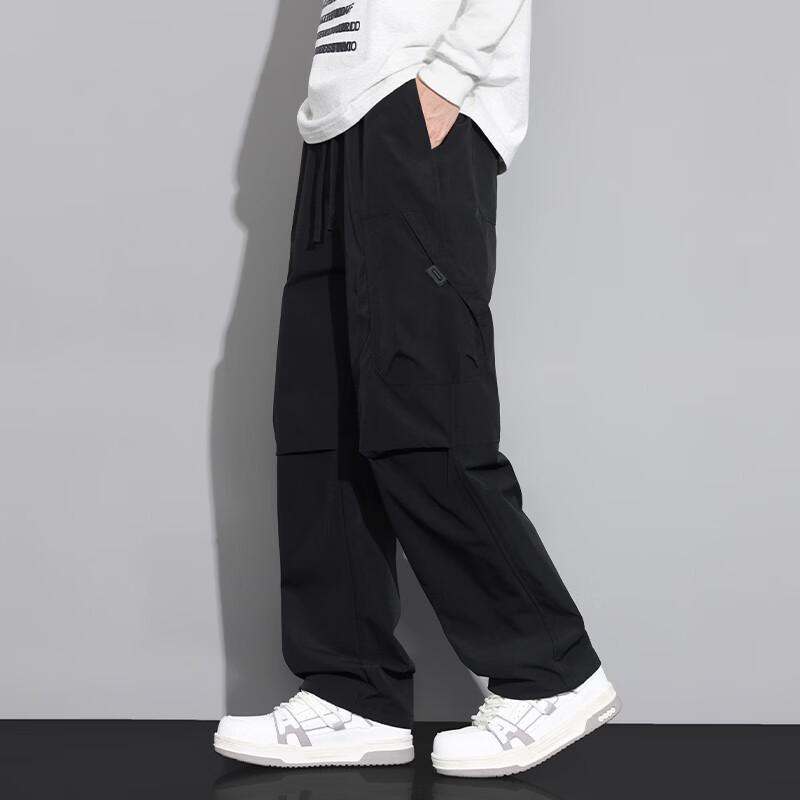 FARUISHI Men's Loose Fit Tapered Sweatpants
