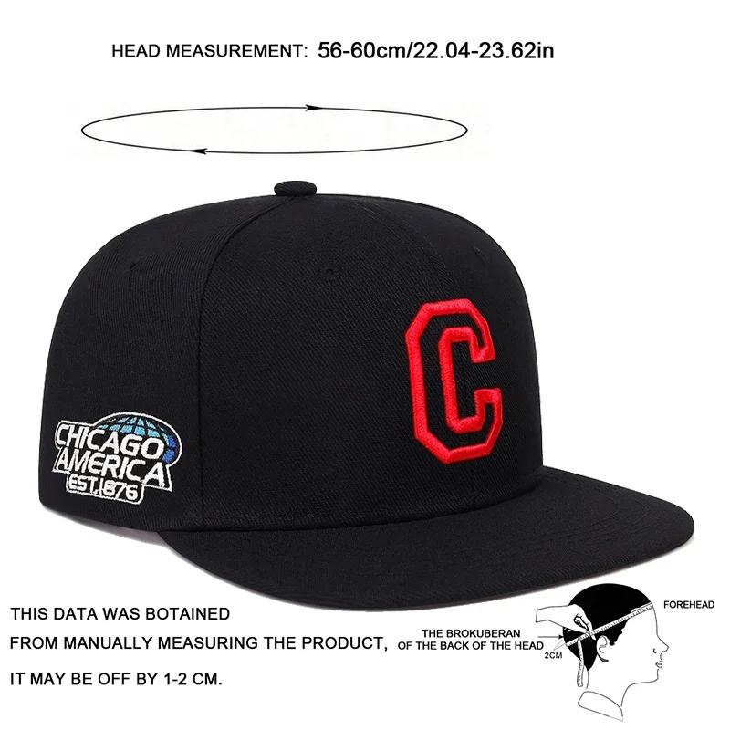 Hip-Hop Stitching Stitched Embroidered Alphabet C Neutral Gender Women  Men For Hats Spring And Autumn Outdoor Adjustable Sports Casual Baseball