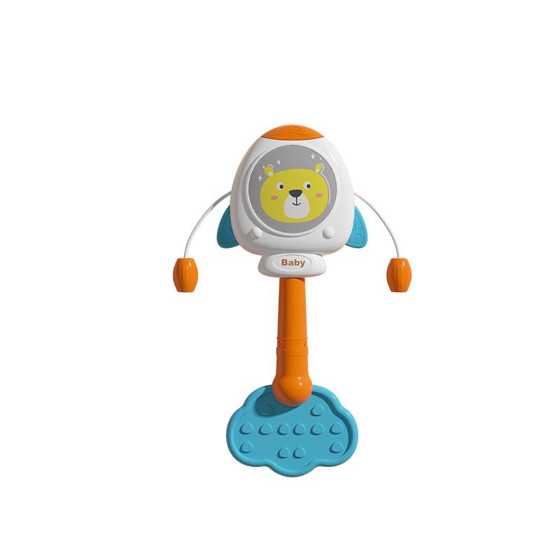 Newborn Educational Teething Rattle & Drum for Babies 0-1 Year