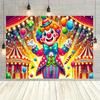 Polyester Background Banner - Vibrant and Colorful Festive Decoration, Suitable for Carnival-themed Party Decoration