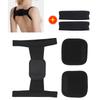 Back Spine Correction Belt Black L Size Men Women Breathable Corrector Hunchback Posture Correction Belt