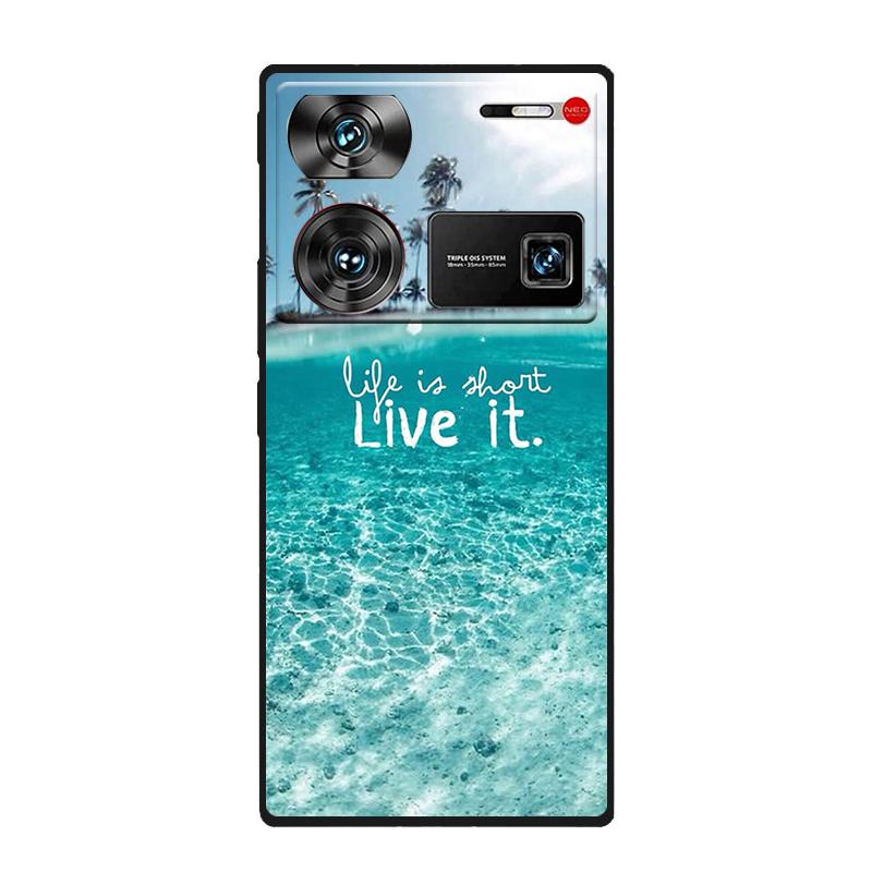 For ZTE nubia Z60 Ultra Case Silicone Luxury Space Soft Bumper for Nubia Z60 Ultra 5G NX721J Phone Cover TPU Funda Fashion Bag