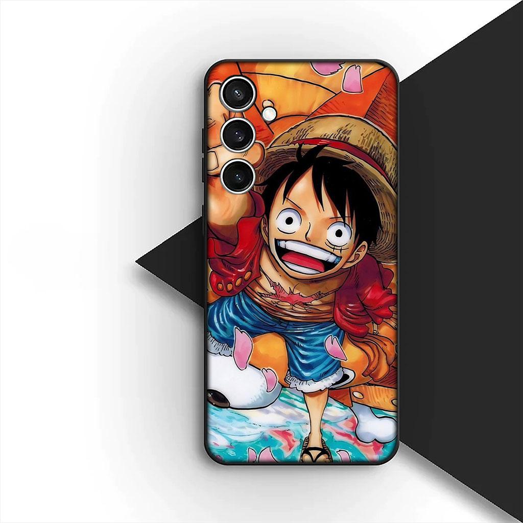 Phone Cover for Motorola Moto G86 G57 E14 E15 G14 G34 G35 G84 G24 A54 G15 Power E22 Soft Case Shanks Red Hair One Pieces Luffy