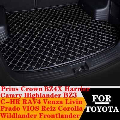 Alfombrilla de Maletero de Coche Almohadilla de Carga para Maletero Trasero Para Toyota Frontlander C-HR RAV4 Camry Corolla Highlander Crown Prado Venza Prius VIOS