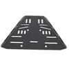 Tail Box Bottom Base Plate Carbon Steel Removable Rear Luggage Rack Top Case Mounting Plate Replacement for QJ Motor FORT 250