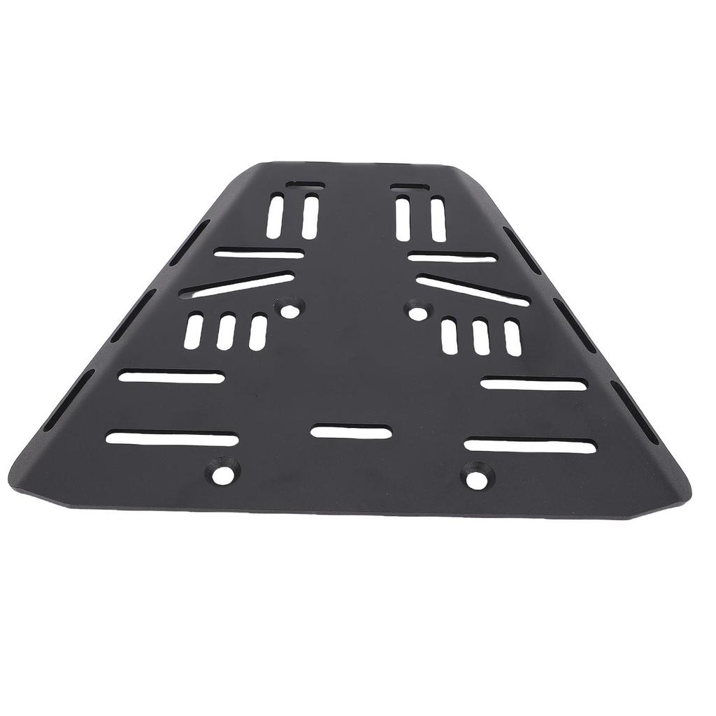 Tail Box Bottom Base Plate Carbon Steel Removable Rear Luggage Rack Top Case Mounting Plate Replacement for QJ Motor FORT 250