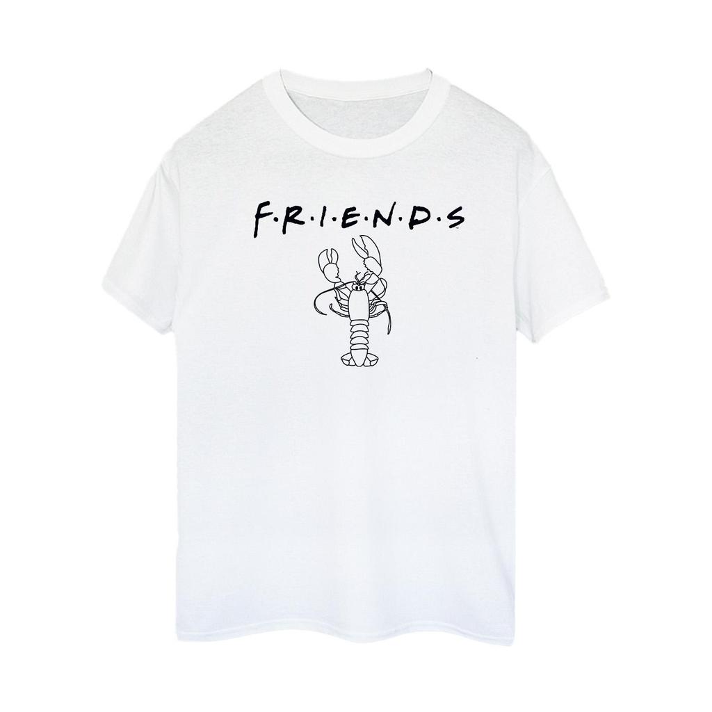 Friends Womens/Ladies Lobster Cotton Logo Boyfriend T-Shirt