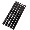 150 Black False Nail Tips Fan with Removal Ring Fake Nails Nail Art Practice Display Nail Polish Color Chart Manicure Tool