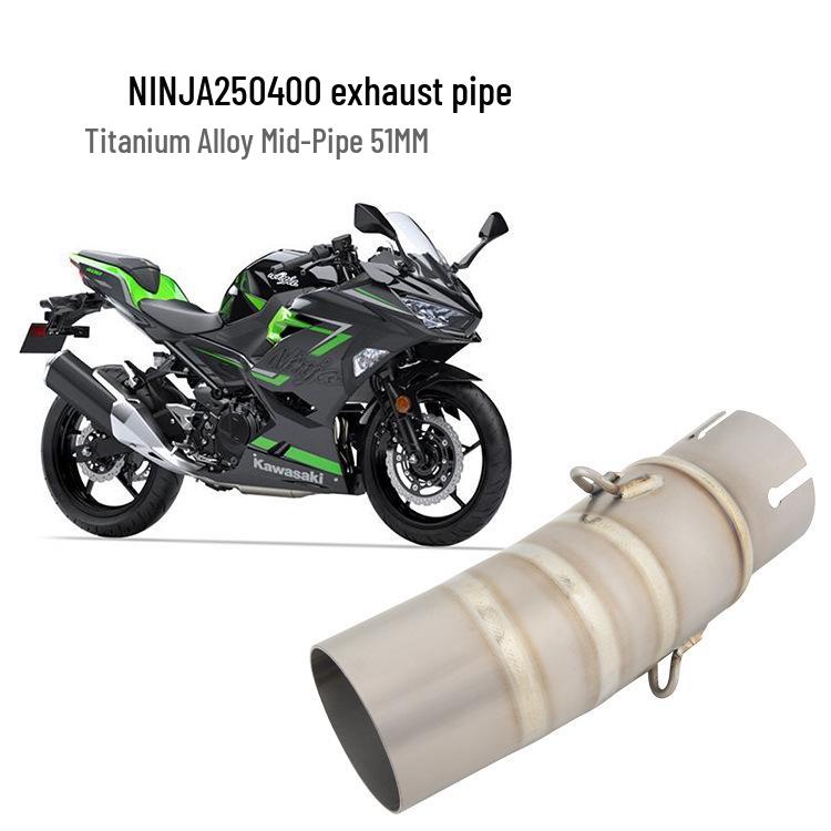 Little Ninja Z250SL 250/300/400 Mid-Section Exhaust Modification Pipe (2012-2022)