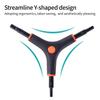 High Strength Bicycles Repair Wrench 3 Way Y Type Hexagonal Wrench Wear Resistant Inner Hexagonal Spanner Repair Tool