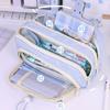 Stylish Rope Tie Organizers With Multiple Compartments Spacious Storage Waterproof  Pen Organizers  For Students