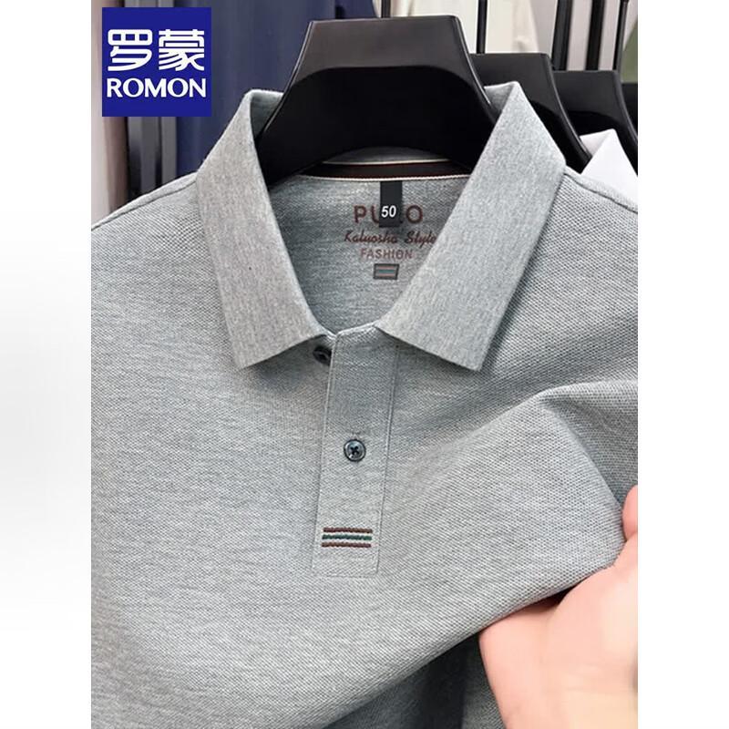 Romon Men s 100% Cotton Short-Sleeve Polo Shirt 4XL