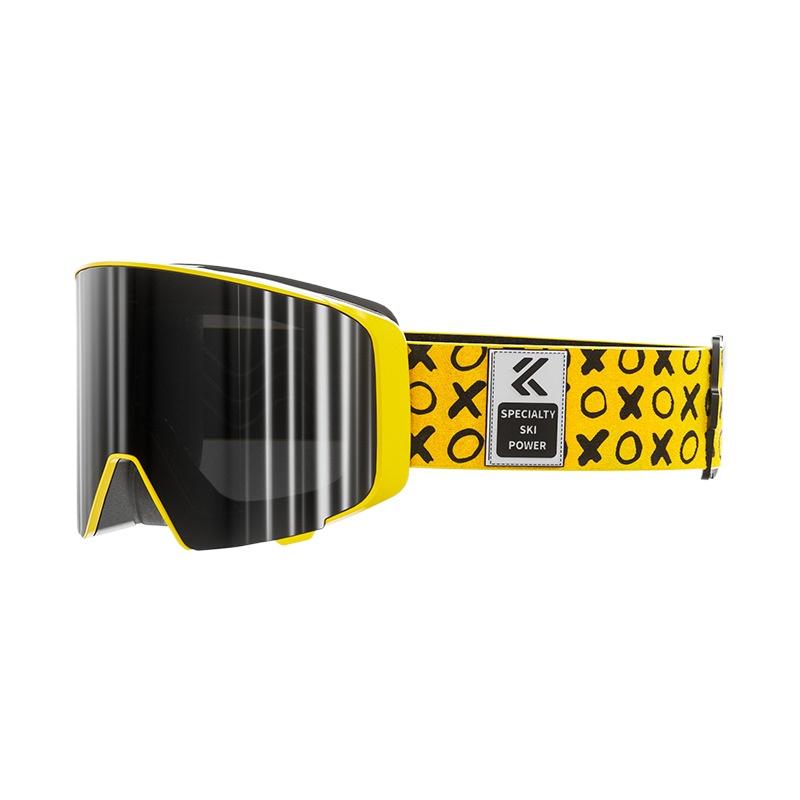 Flip Ski Glasses Anti-fog Professional Outdoor Mountaineering Windproof Goggles Single and Double Board Snow Goggles