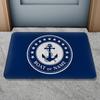 Welcome Aboaro Your Boat Name Since Floor Mat Personalized Nautical Rug Door Mat Entrance Carpet for Bathroom Welcome Mat