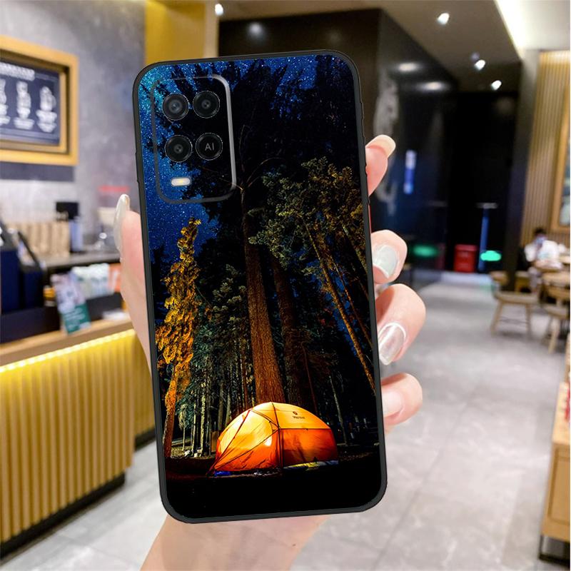 Camping Nature Case For Oppo A96 A76 A16 A17 A18 A60 A80 A40 A38 A58 A78 A98 A94 A74 A54 A15 A57 A77 A5 Pro