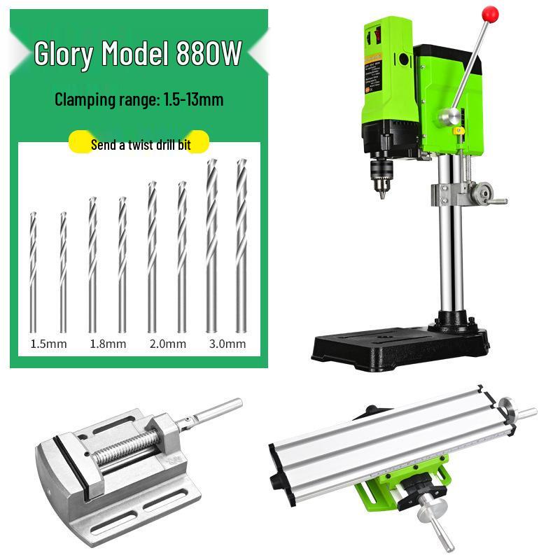 Mini 220V Variable Speed Micro Bench Drill for Industrial and Household Use – Ideal for Bead Making