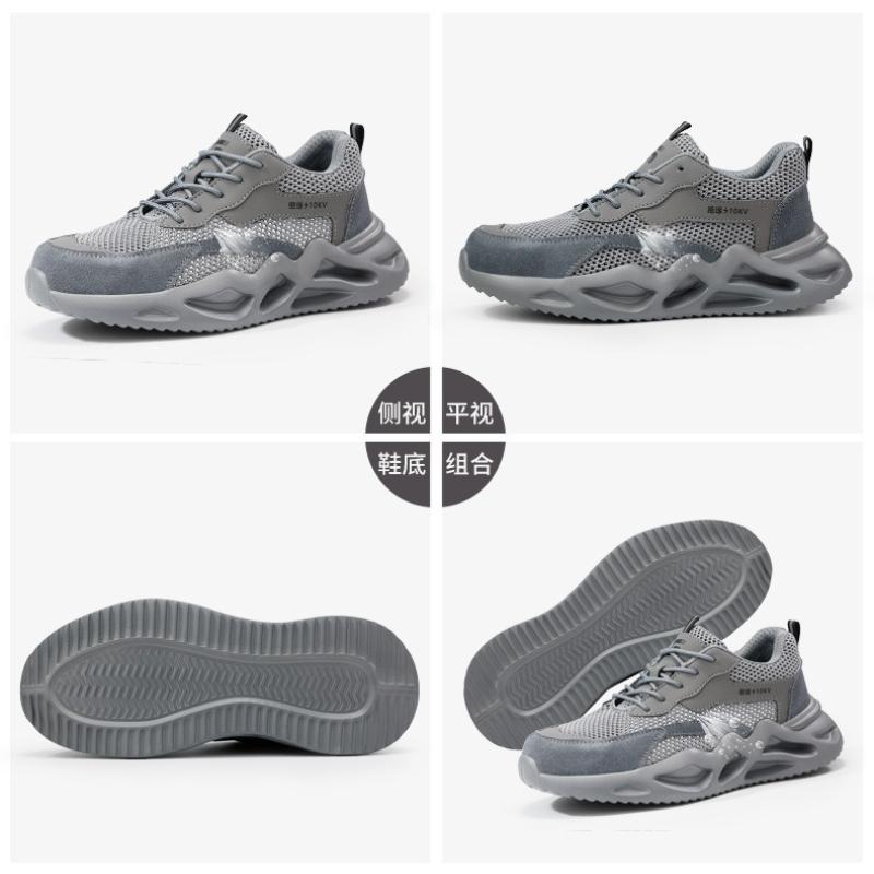 Fashion Lightweight Safety Shoes Men Women Work Shoes Steel Toe Cap Working Boots Sneakers Man Women Breathable Shoes Tactical Boots