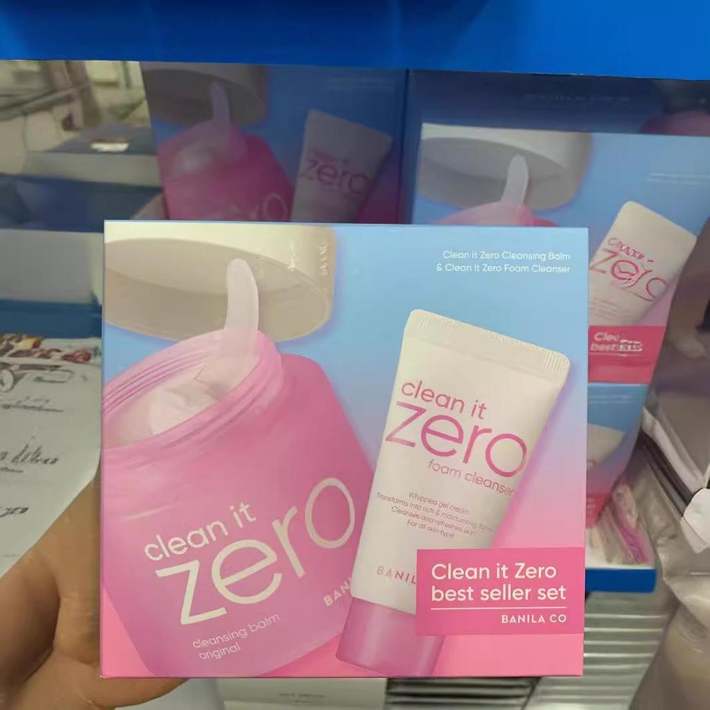 Banila Co Clean It Zero Bálsamo de Limpeza, Autêntico Coreano, para Rosto, Olhos e Lábios. Disponível em Tamanhos Completos e de Viagem.