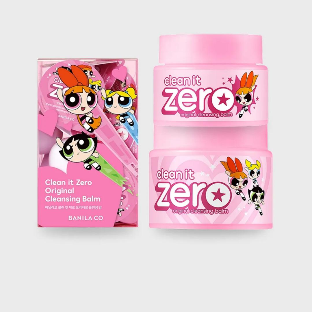

[Powerpuff Girls x Banila Co.] [Эксклюзивный полный набор] Очищающий бальзам Clean It Zero Original 180 мл + 100 мл + Дорожный набор (3мл * 16)