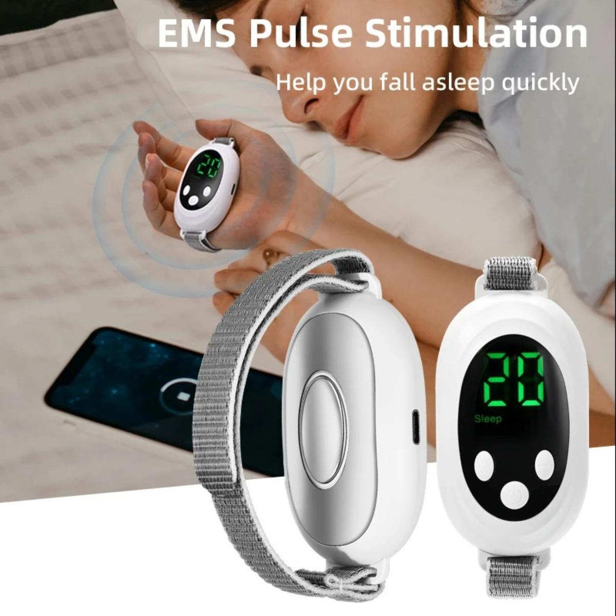 

Smart Sleep Aid Device, Handheld Sleep Instrument for Insomnia Relief with Soothing Pulse Massage, Portable Sleep Enhancer for Deep Sleep белый