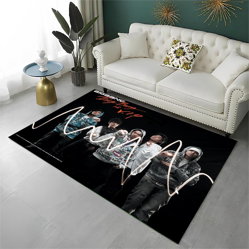 Kpop Bigbang G Dragon Music Star Carpet Rug for Playroom Bedroom Living Room Sofa Home Decor,kid Area Rug Non-slip Floor Mat