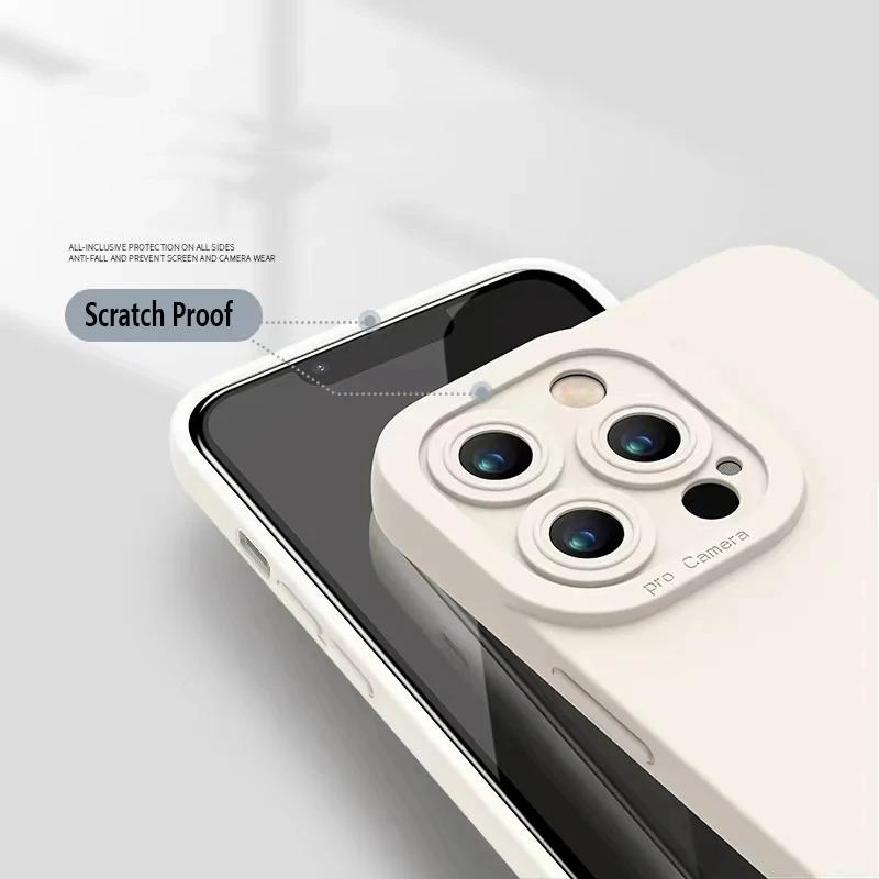 Phone Case For iPhone 14 Pro Max 15 11 12 13 Pro Mini XS XR X 7 8 Plus SE 2022 Funny Cartoon Man Soft Silicone Bottom Cover