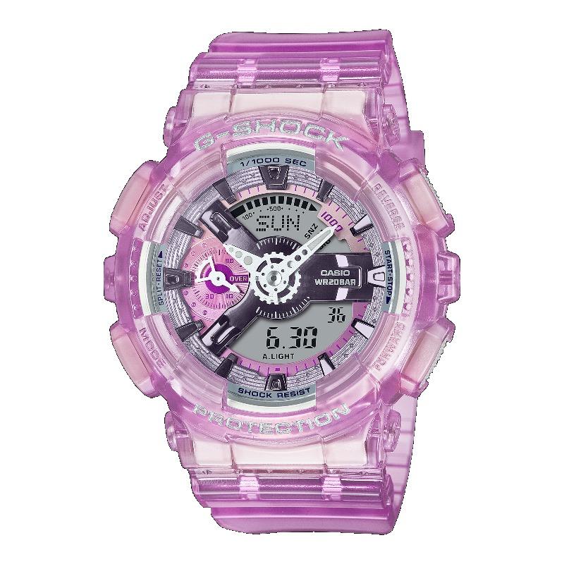 

Casio Men s Resin 200M Water Resistant Digital Shock Resistant Quartz Watch GMA-S110VW-4A красный