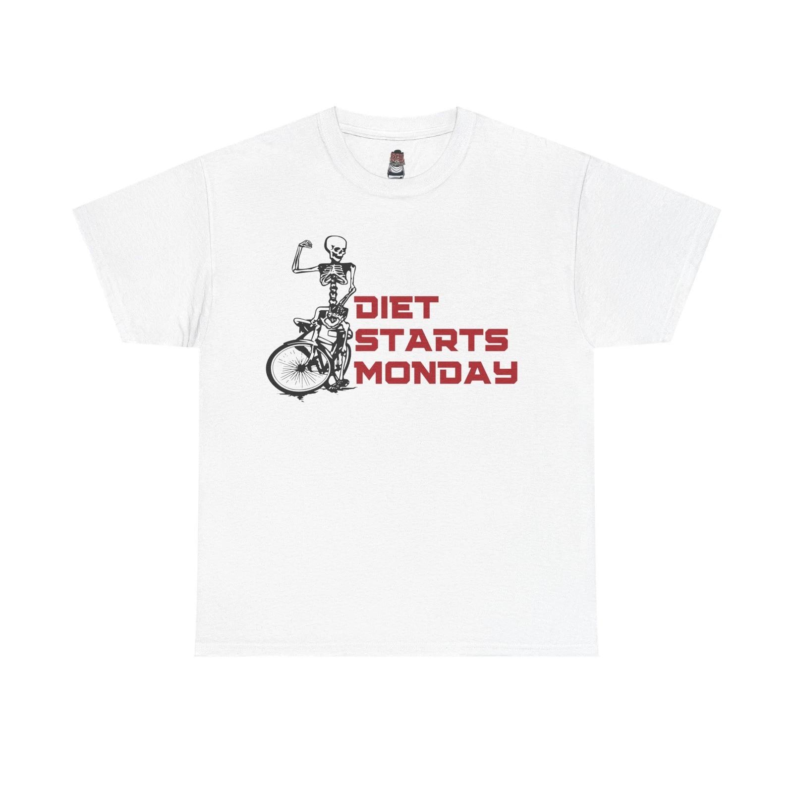 Shirt To Match Retro 8 Bugs White and True Red -DIET STARTS MONDAY S