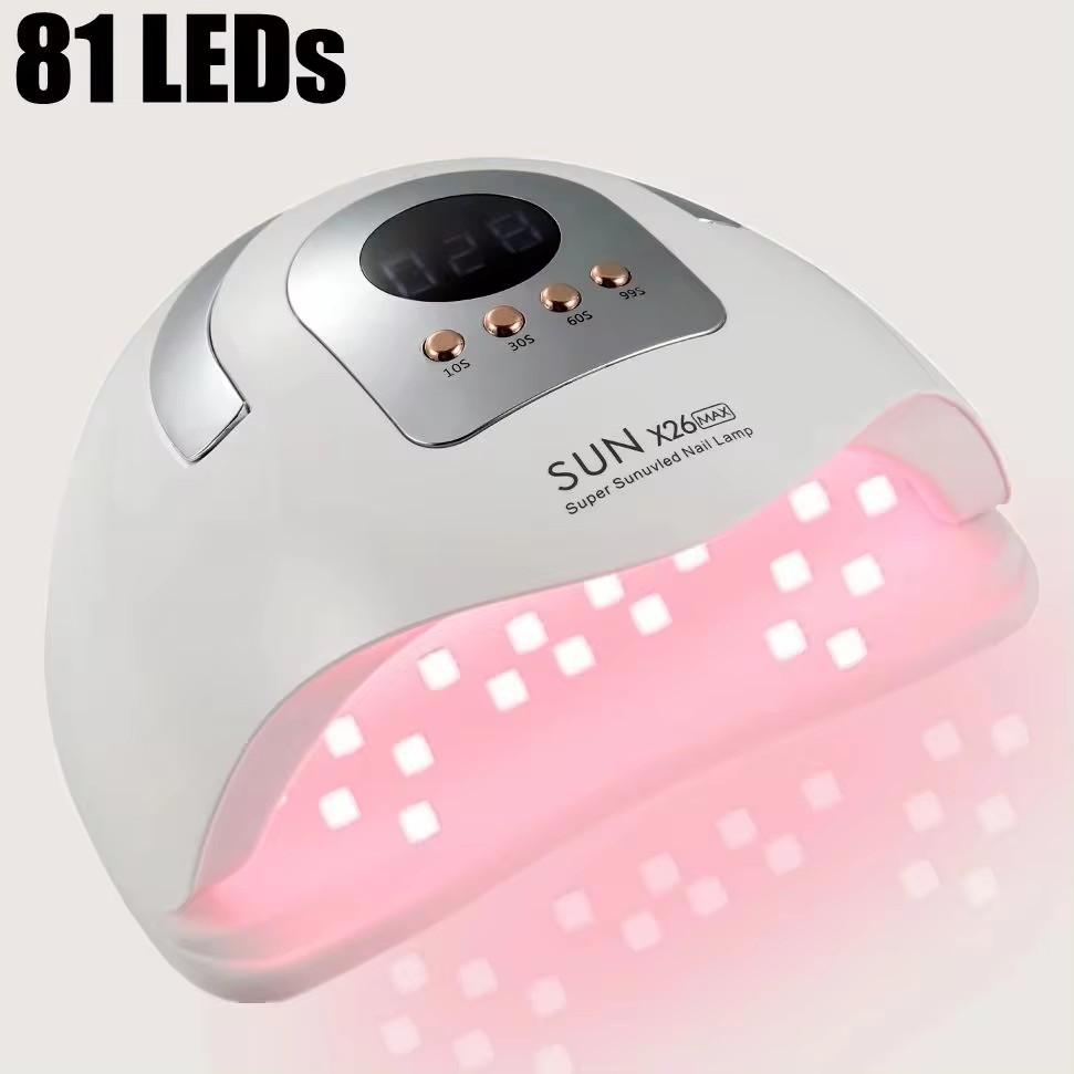 

380 Вт сушилка для ногтей SUNX26 MAX лампа для ногтей УФ-светодиодная лампа для маникюра машина для отверждения гель-лака дизайн ногтей EU белый