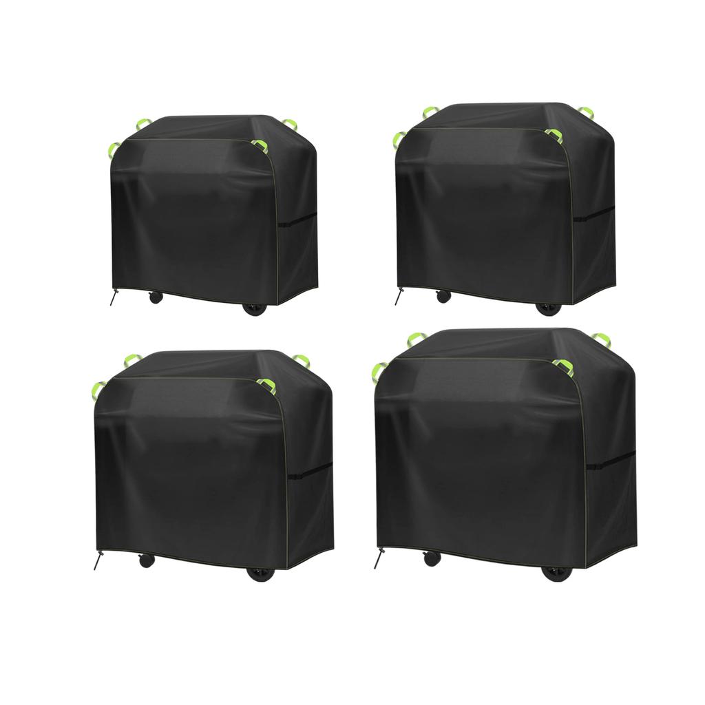 Universal Waterproof Grills Cover 4 Size 30" 57" Adjustable Straps Tear Resistant Oxford Fabric With Reflective Handle For Outdoor BBQ Protections