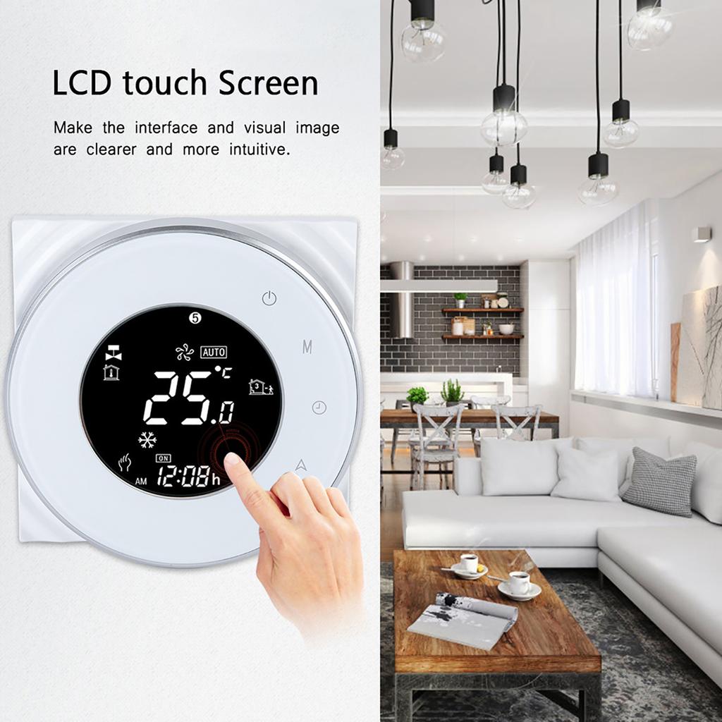 Electric Floor Heating LCD Touch Screen Thermostat With WIFI Temperature Controller