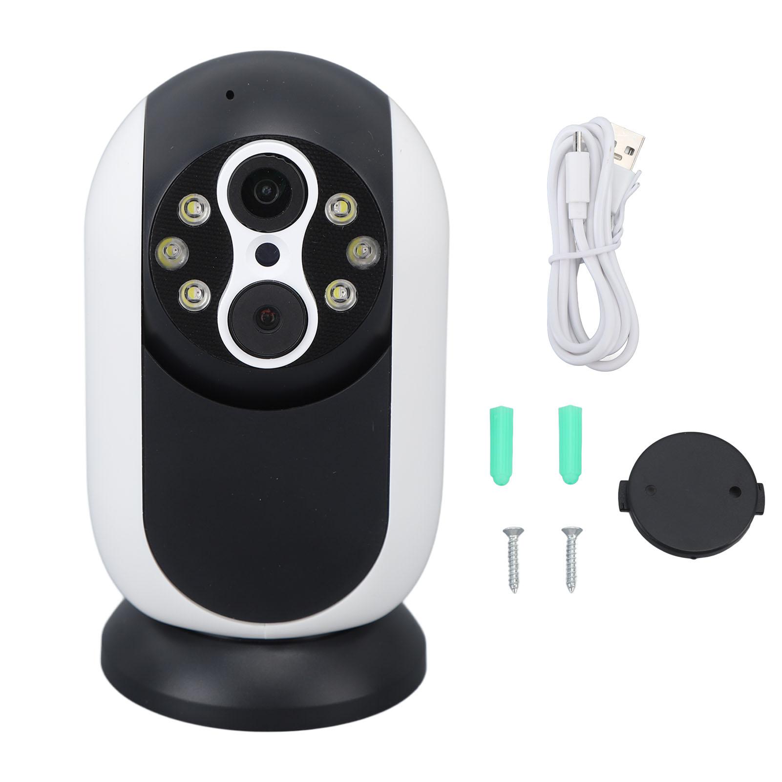 

WiFi Camera Dual Lens 15X Zooming Full Color Night Vision Motion Detection for Home Safety
