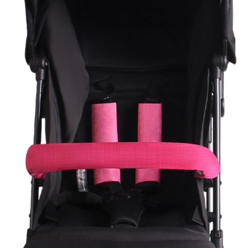 

Рукав на подлокотник детской коляски, защитный чехол для бампера прогулочной коляски, комплект аксессуаров, слюнявчик для младенцев, можно грызть розы красного