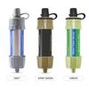 Outdoor Überlebens-Wasserfilter-Strohhalme Campingausrüstung Wasserreiniger Wasserfiltersystem Notfall-Wanderzubehör