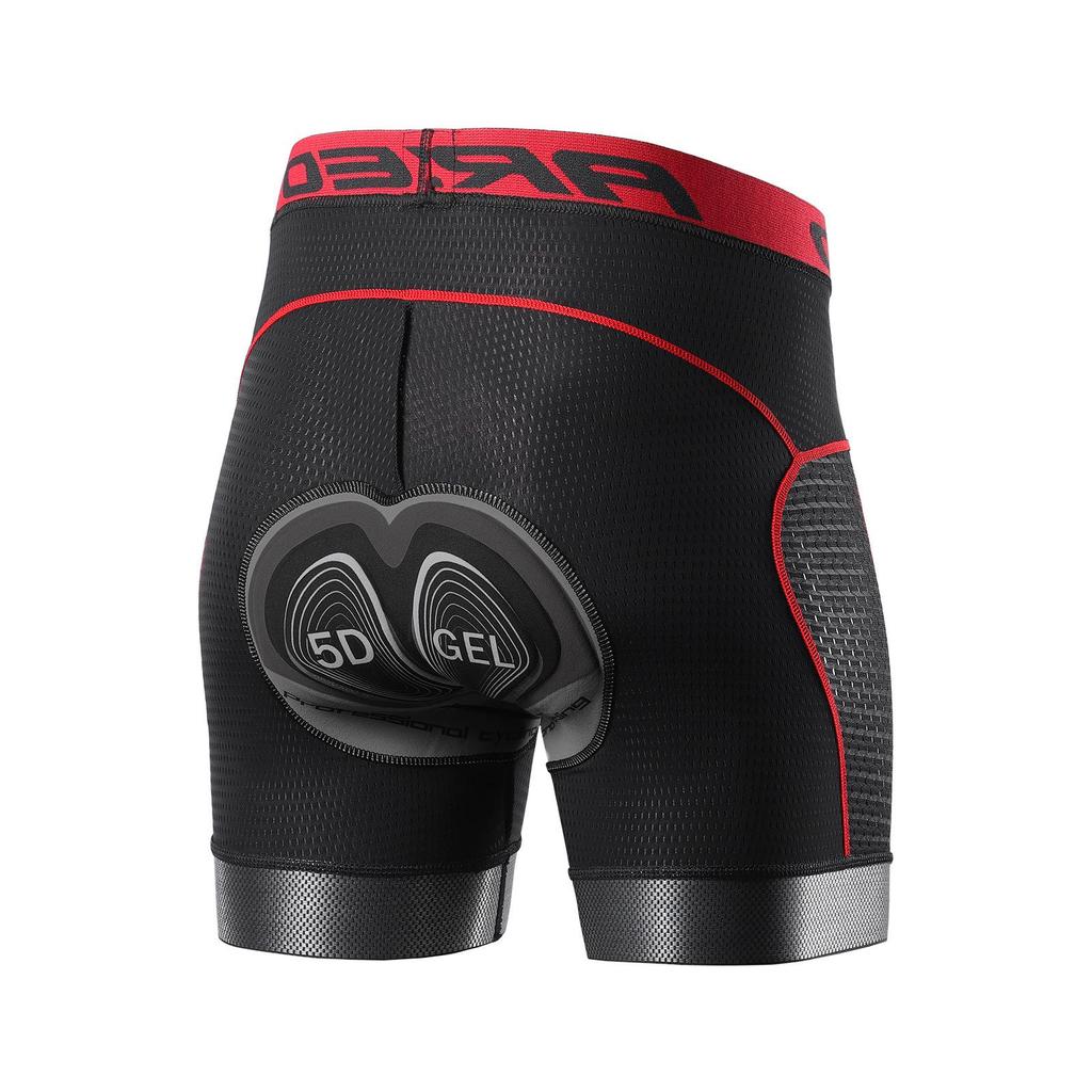 Men's Quick-Dry Breathable Cycling Underwear with Sponge Pad and Mesh Splicing