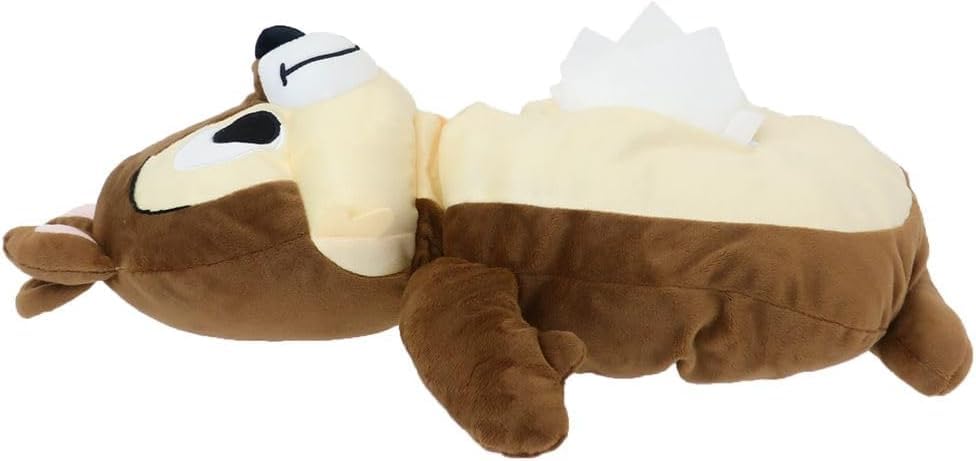 Marushin Disney Chip Dale Tissue x x Cute 2215026700 & Case, H50.5 W20.9 D6cm, Fluffy/Chip,