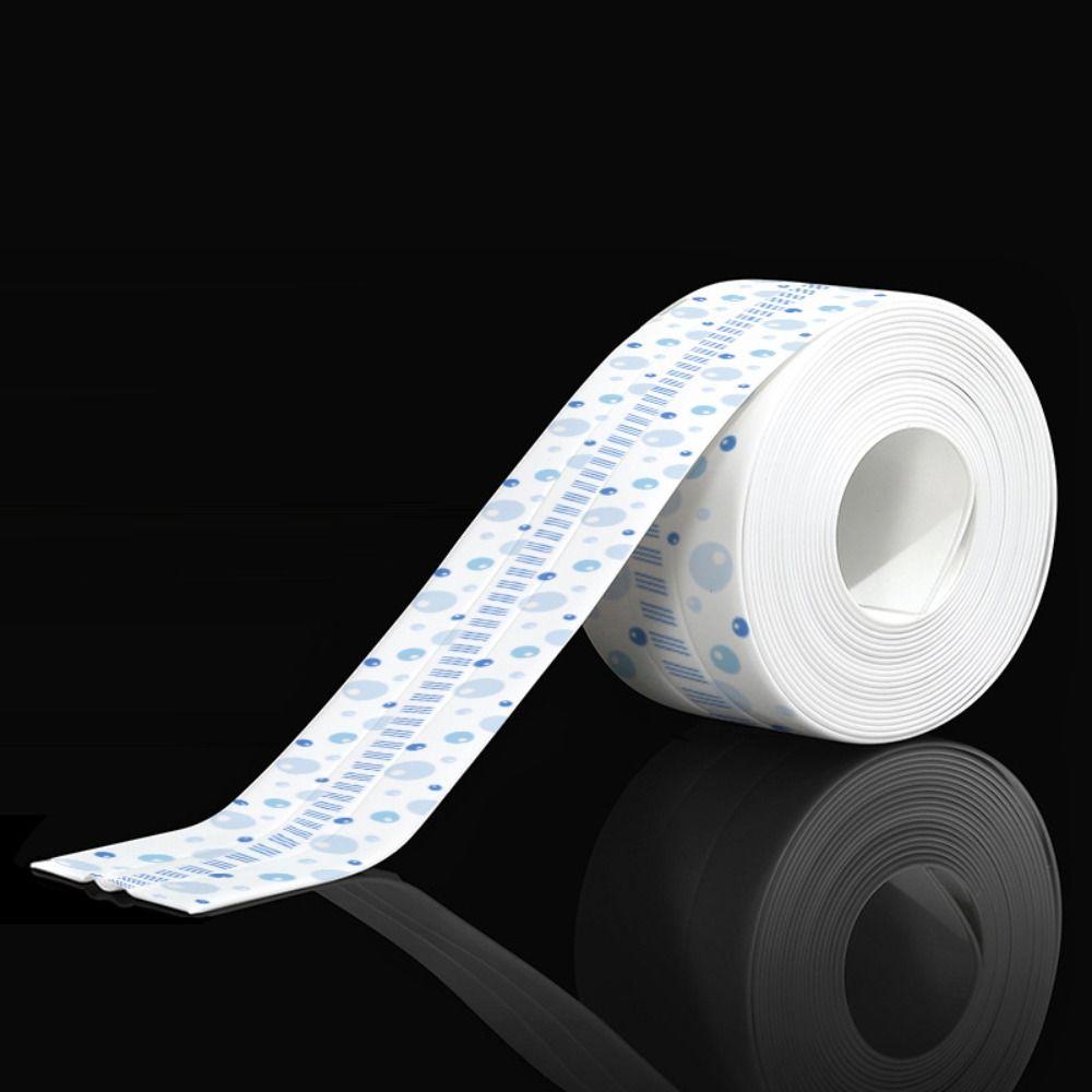 Self Adhesive Caulk Tape Mildew-proof Sealing Tape Professional Shower Tile Sealer  Household