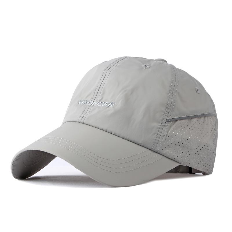 Summer Quick Dry Hat for Men Outdoor Sport Cap Golf Fishing Hats Letter Breathable Mesh Baseball Caps Women Sun Hats