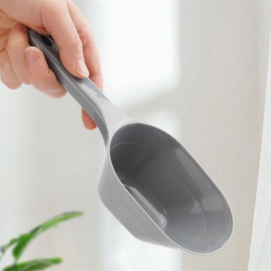 3Pcs Pet Food Scoop with Measuring Line Plastic Food Spoons for Dogs Cats Birds Rabbits Kitchen Ice Scoop Sugar Coffee Beans Spoon